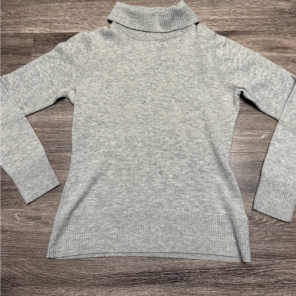 Alberto Makali Light Gray Turtleneck Sweater